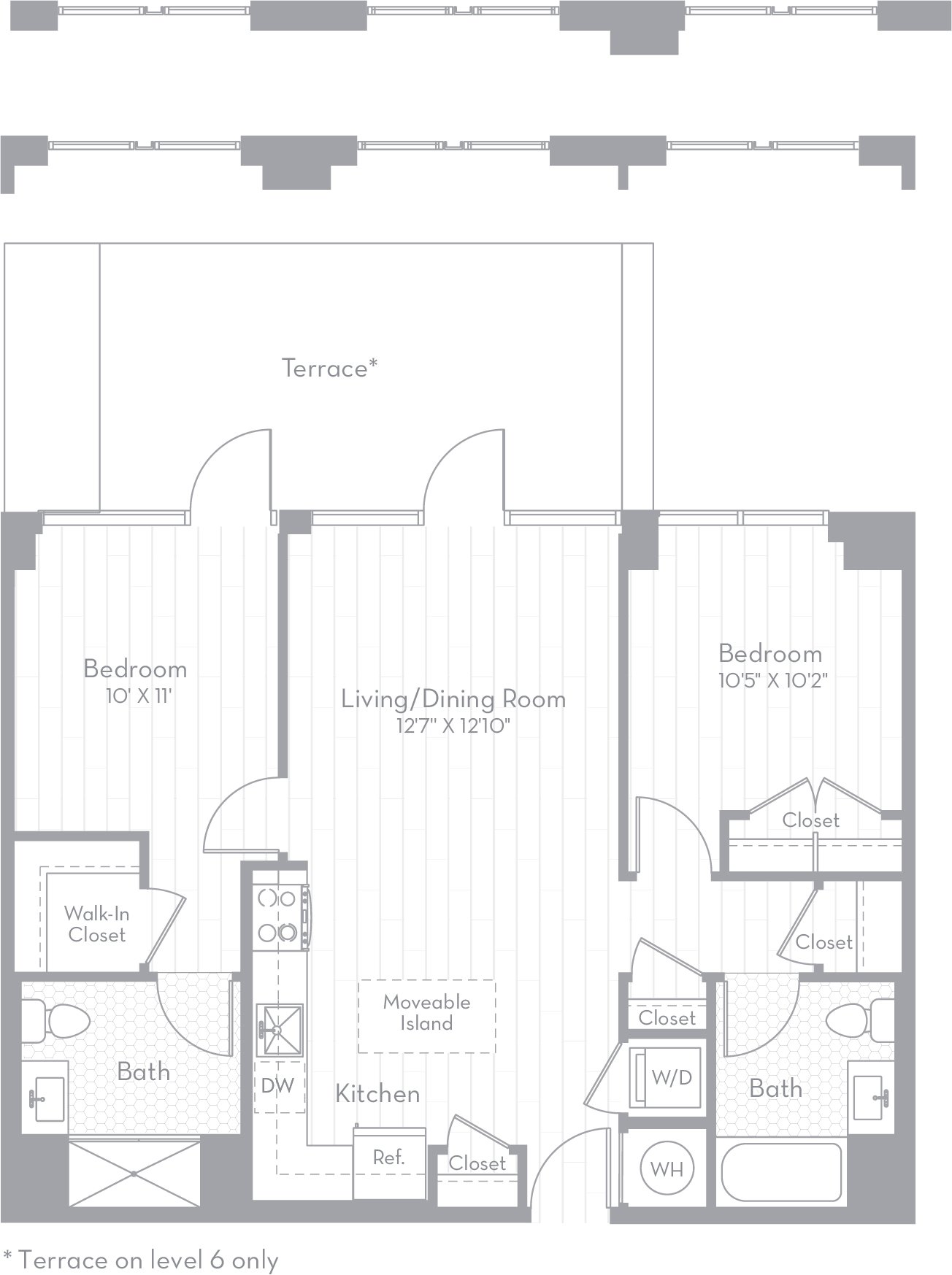 2 Bed/2 Bath-B03 floor plan
