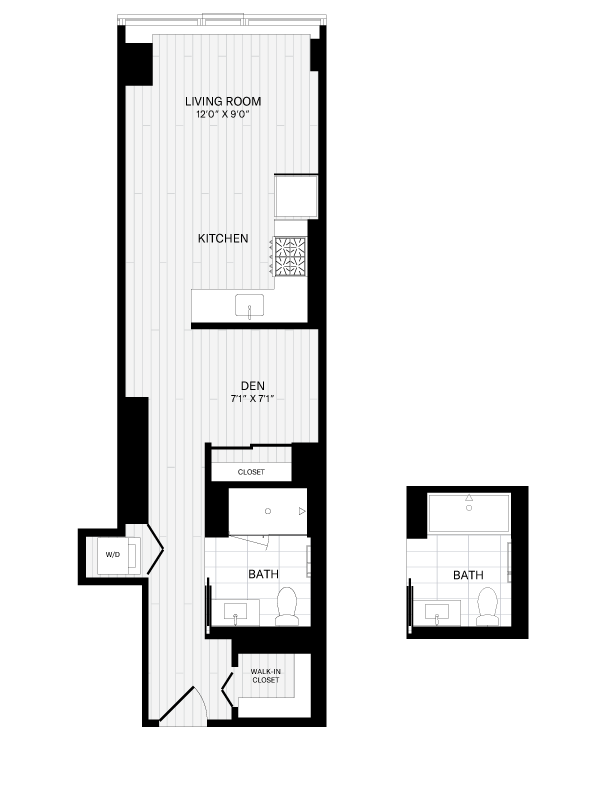Studio-1A-7 floor plan