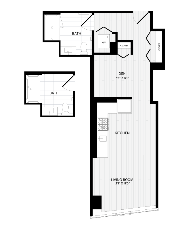Studio-1A-8 floor plan