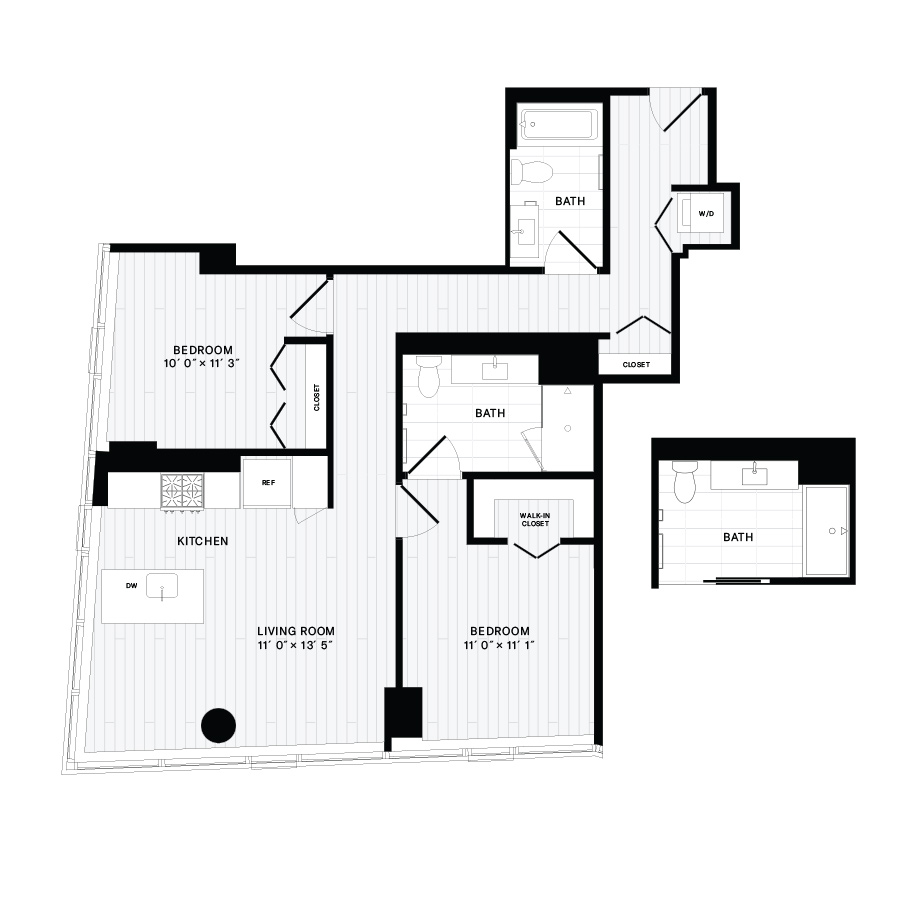 Unit 706 floor plan
