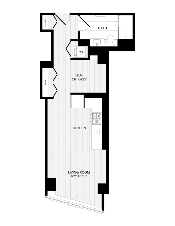 Studio-1A-6 floor plan