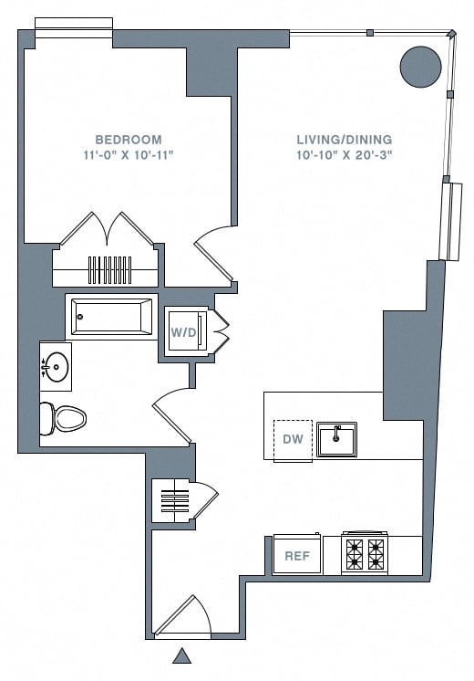 1 Bed_1 Bath-8-51 A floor plan