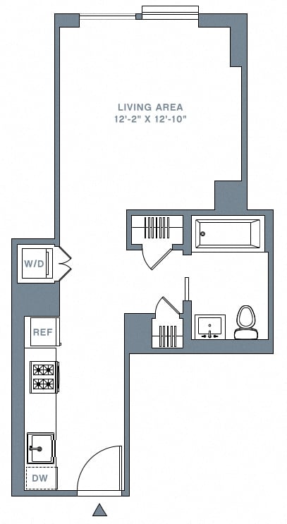 Studio-5-31 D floor plan