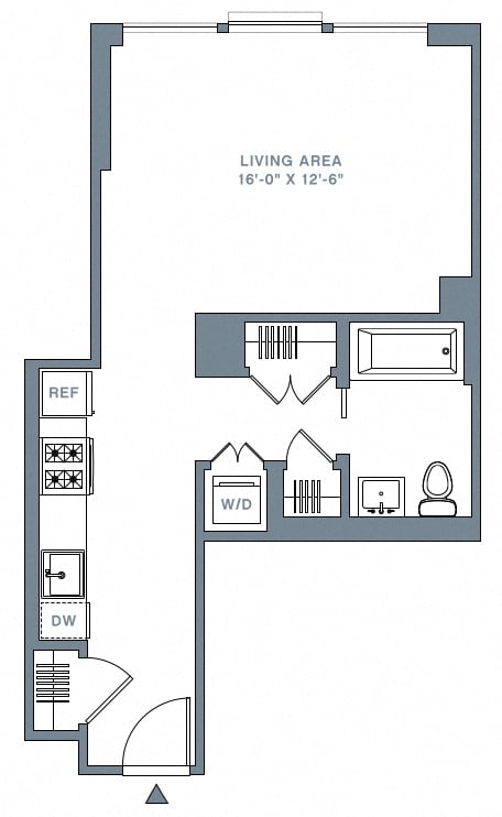 Studio-5-31 B floor plan
