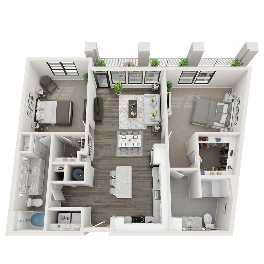 B4 floor plan