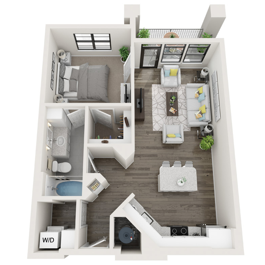 A1 floor plan