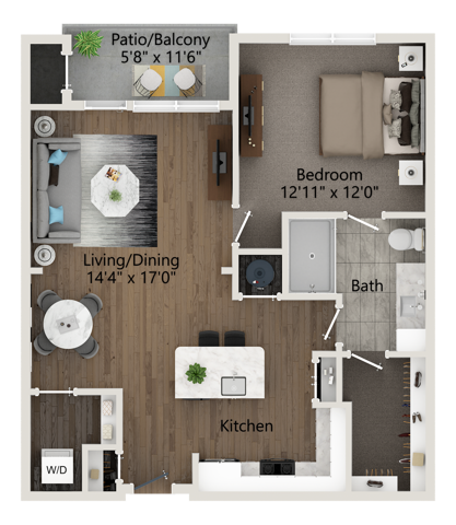 A6 floor plan