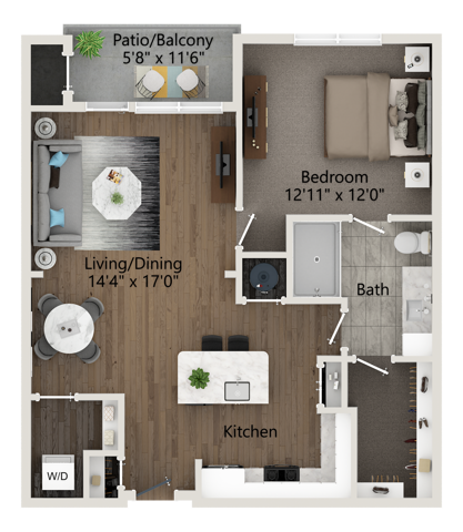 A6 floor plan