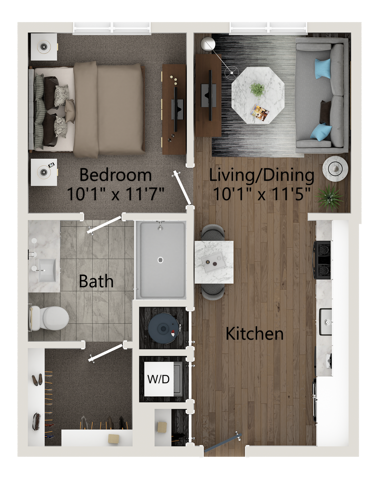 A1 floor plan