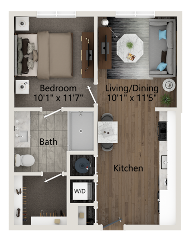 A1 floor plan