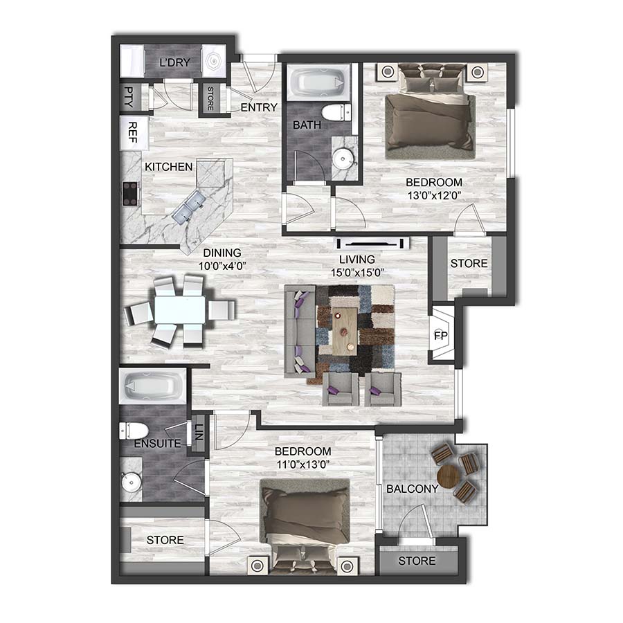 B1 floor plan