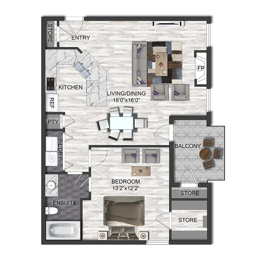 A1 floor plan