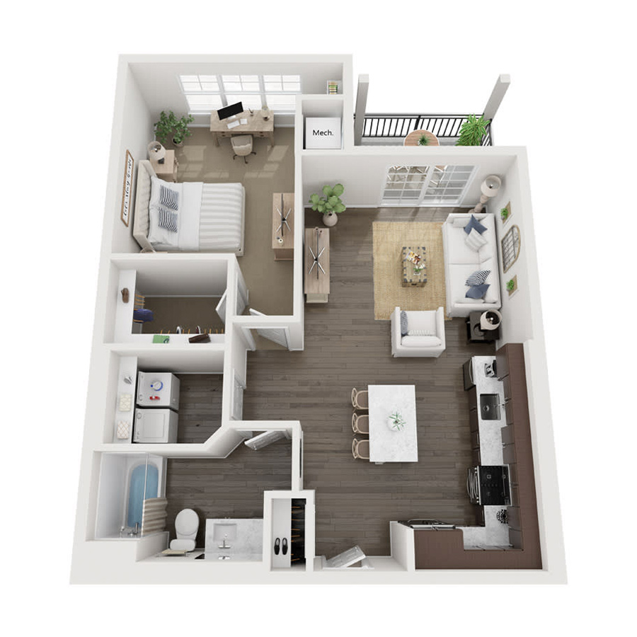 A2 floor plan