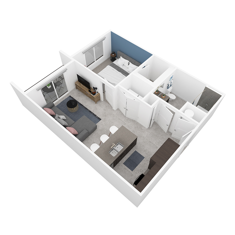 A1-A floor plan