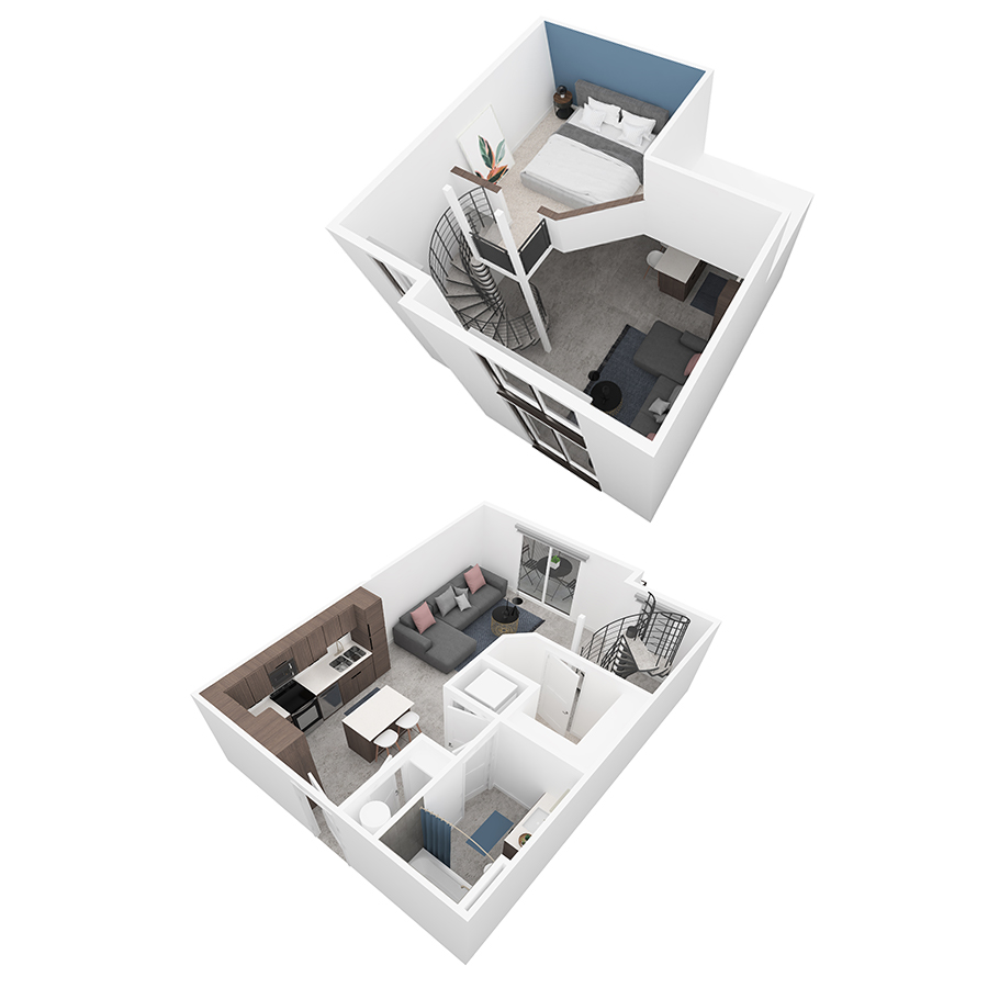 ST-LOFT floor plan