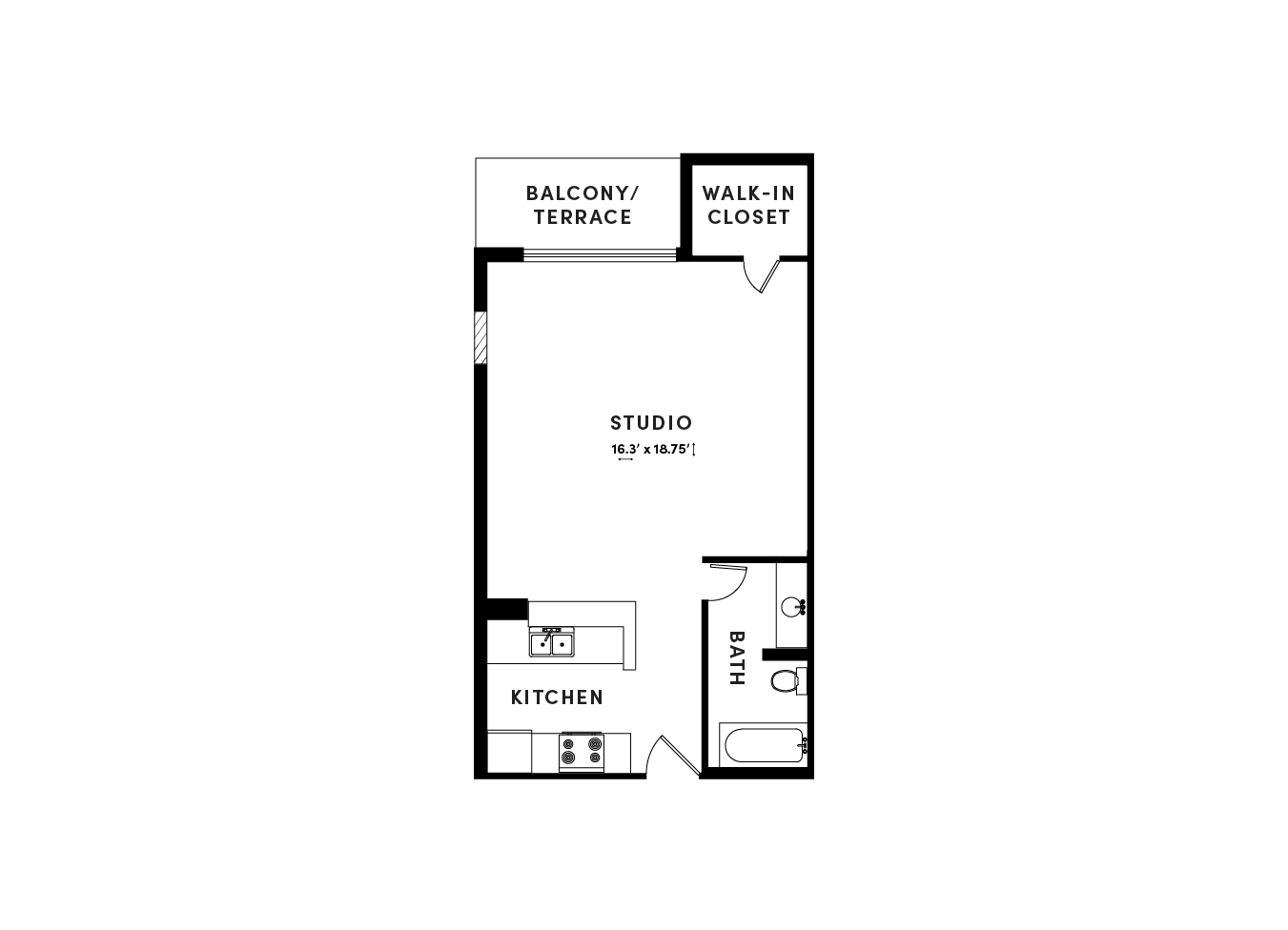 Studio-SCOA floor plan