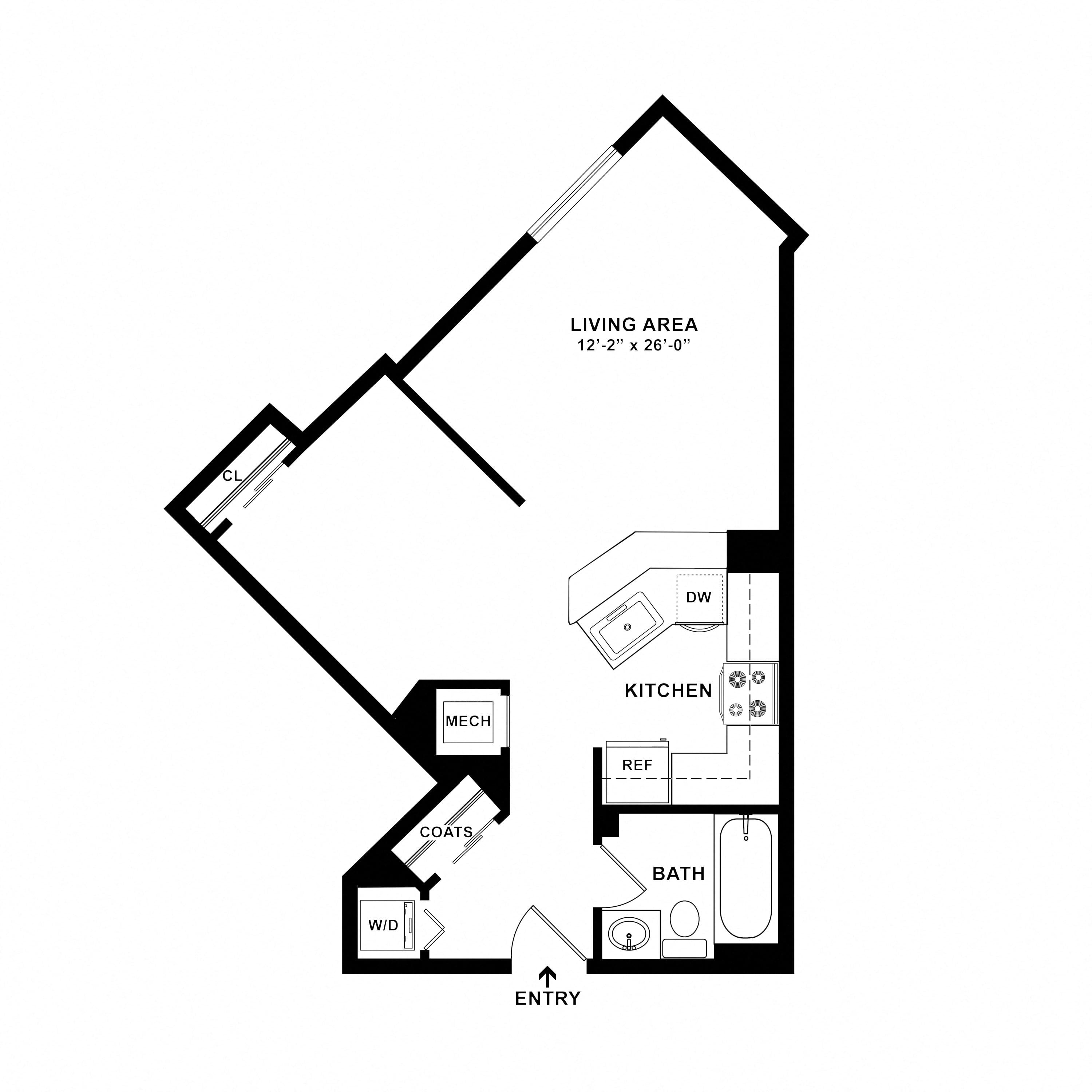 Studio-S02 floor plan