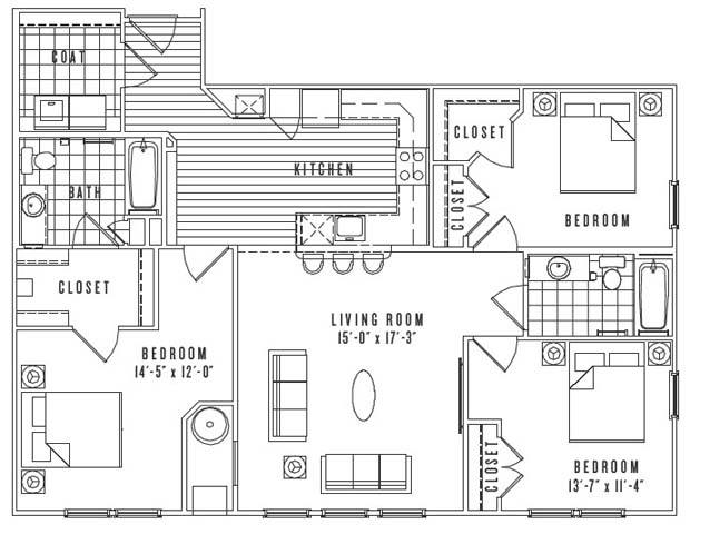 C1 floor plan