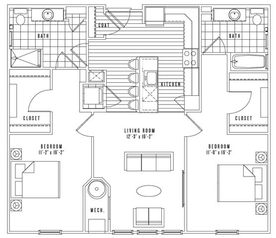 B6 floor plan
