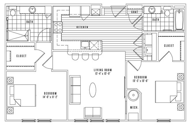 B8 floor plan