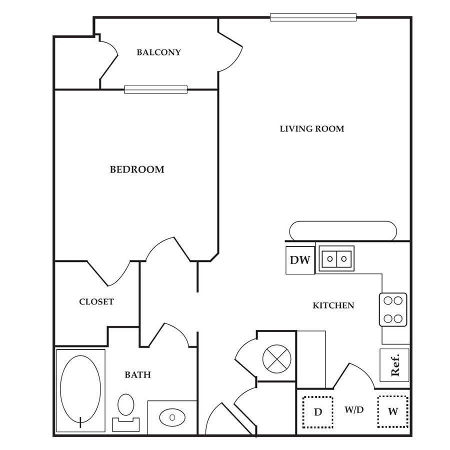 A2 floor plan