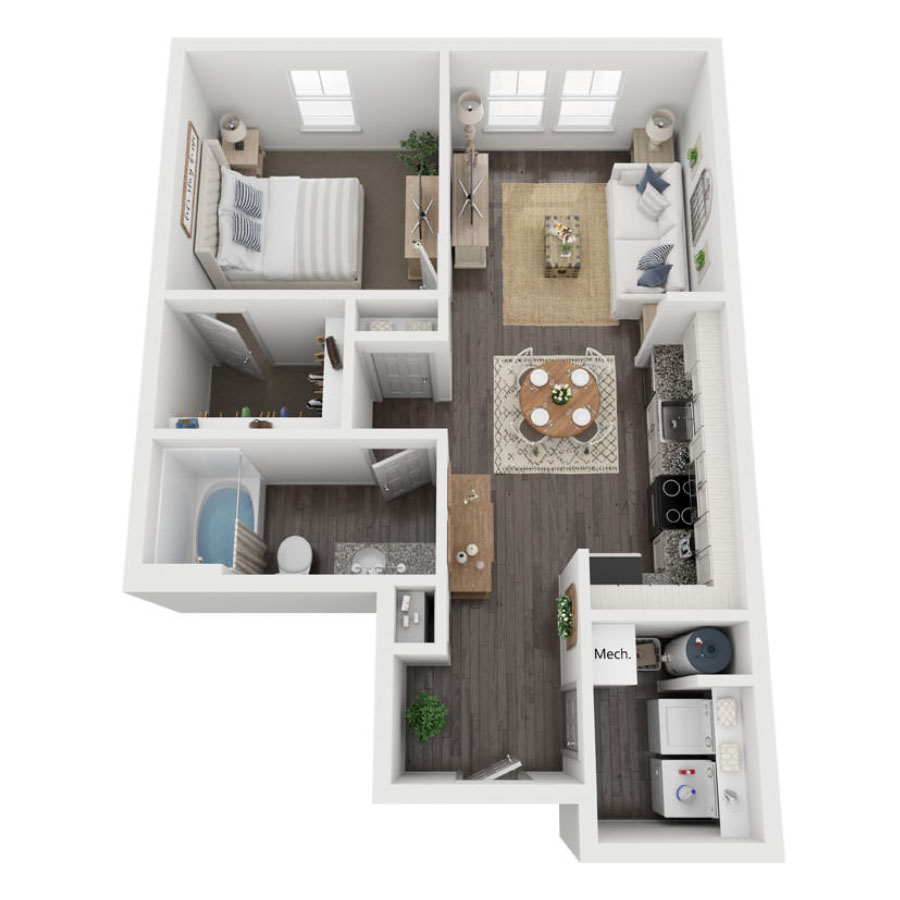 The Mickler floor plan