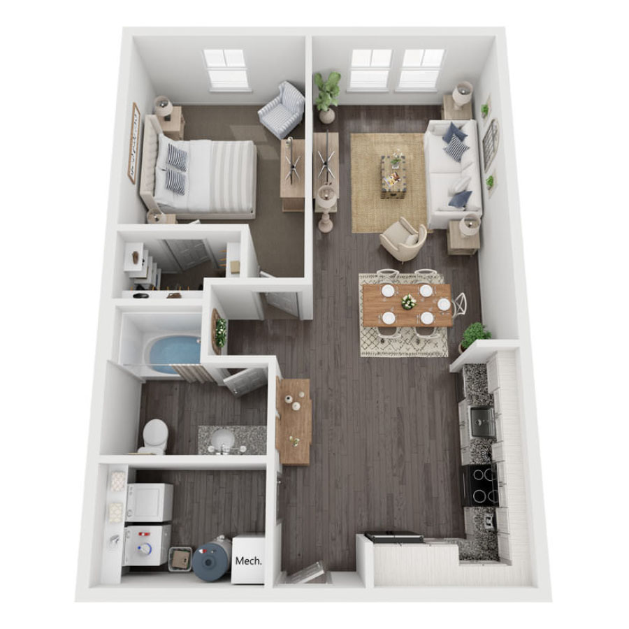 The Crescent floor plan