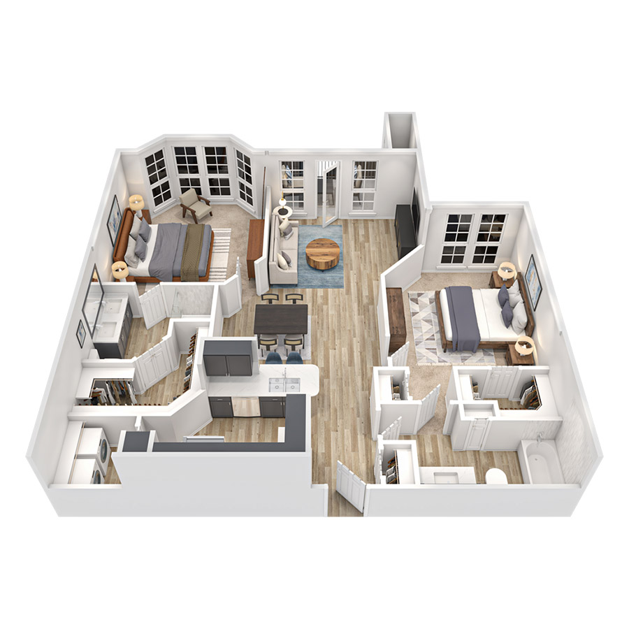 Bronze floor plan