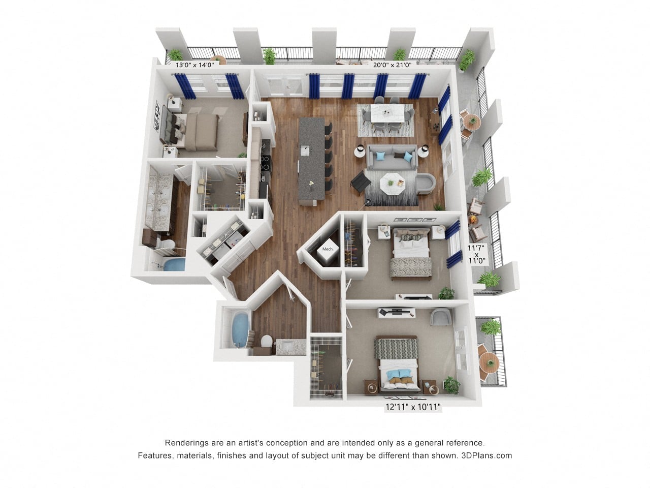 C1 floor plan