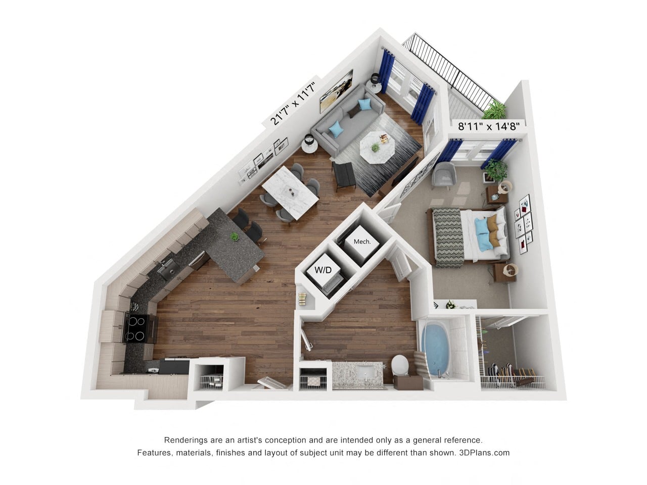 A2 floor plan