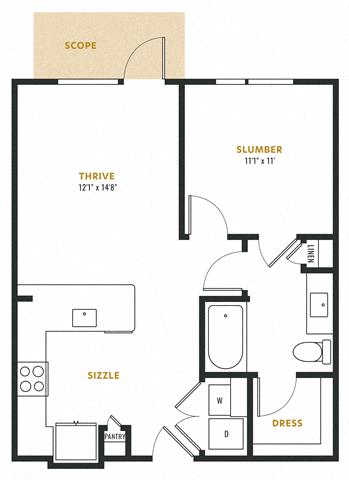 A1 floor plan