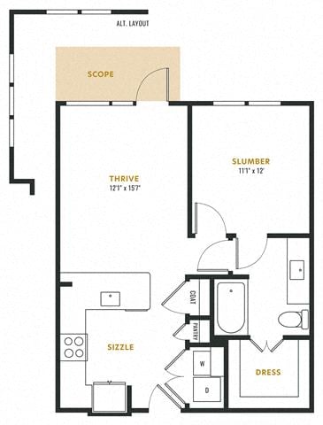 A2 floor plan