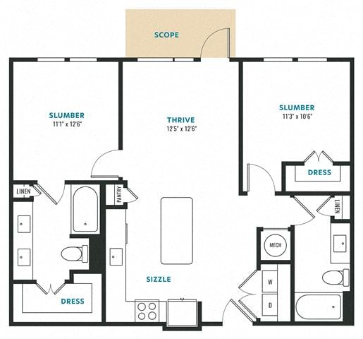 B2 floor plan