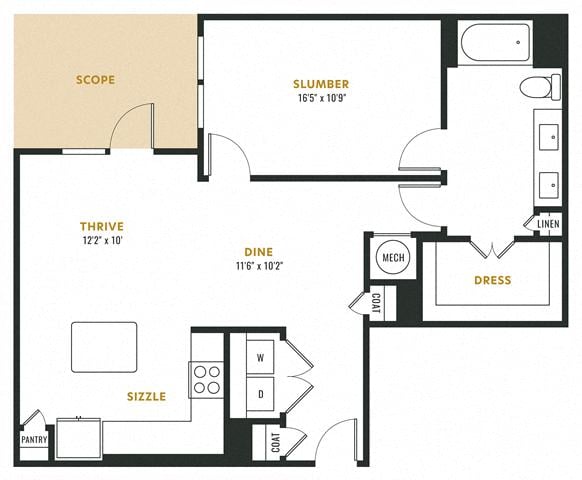 A6 floor plan
