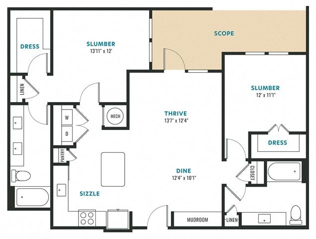 B4 floor plan