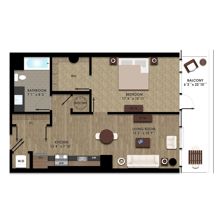 1-G1 floor plan