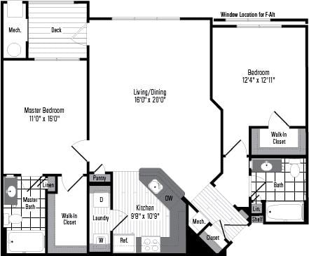 Style F floor plan