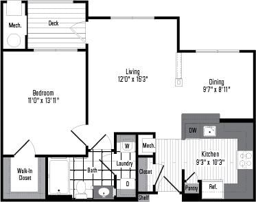 Style B floor plan