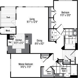Style E floor plan