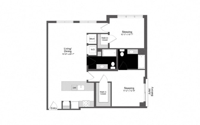 A1 floor plan