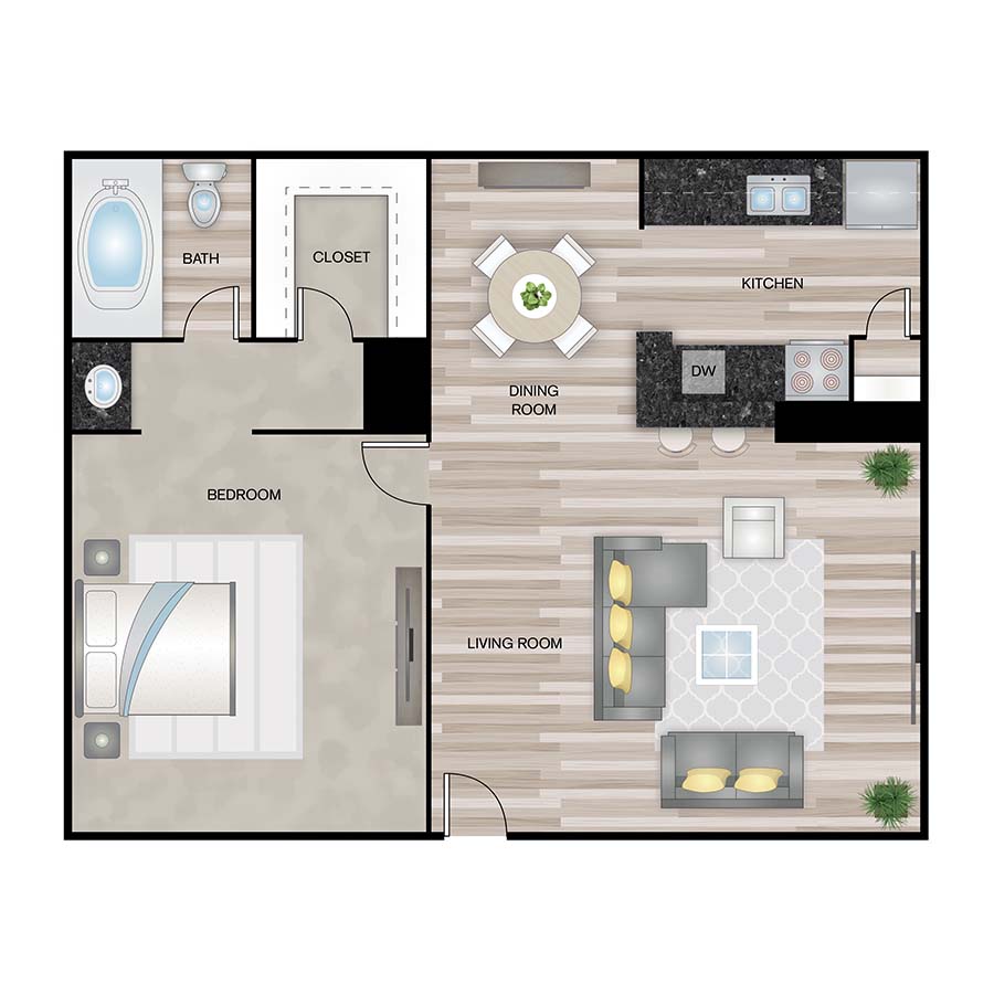 A6 floor plan