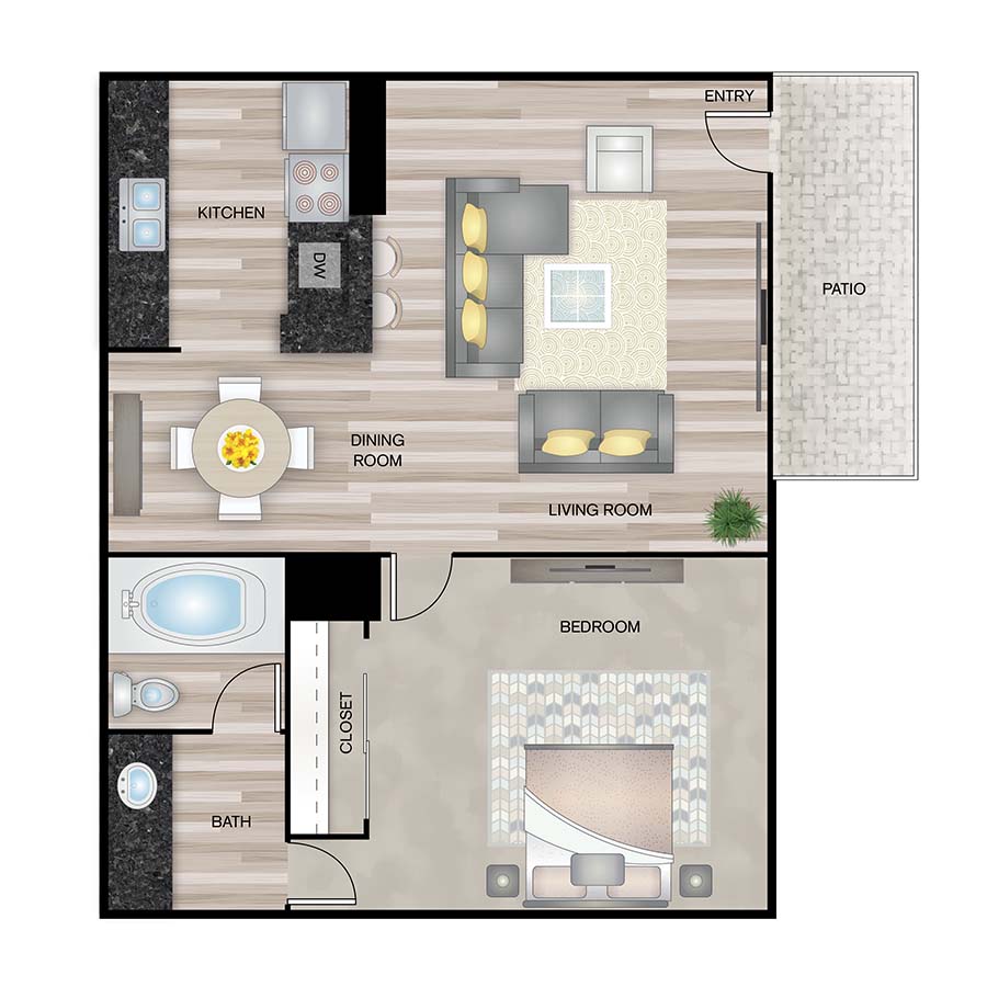 A2 floor plan