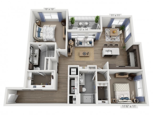 Taylor C floor plan