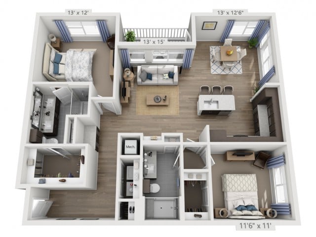 Taylor A floor plan