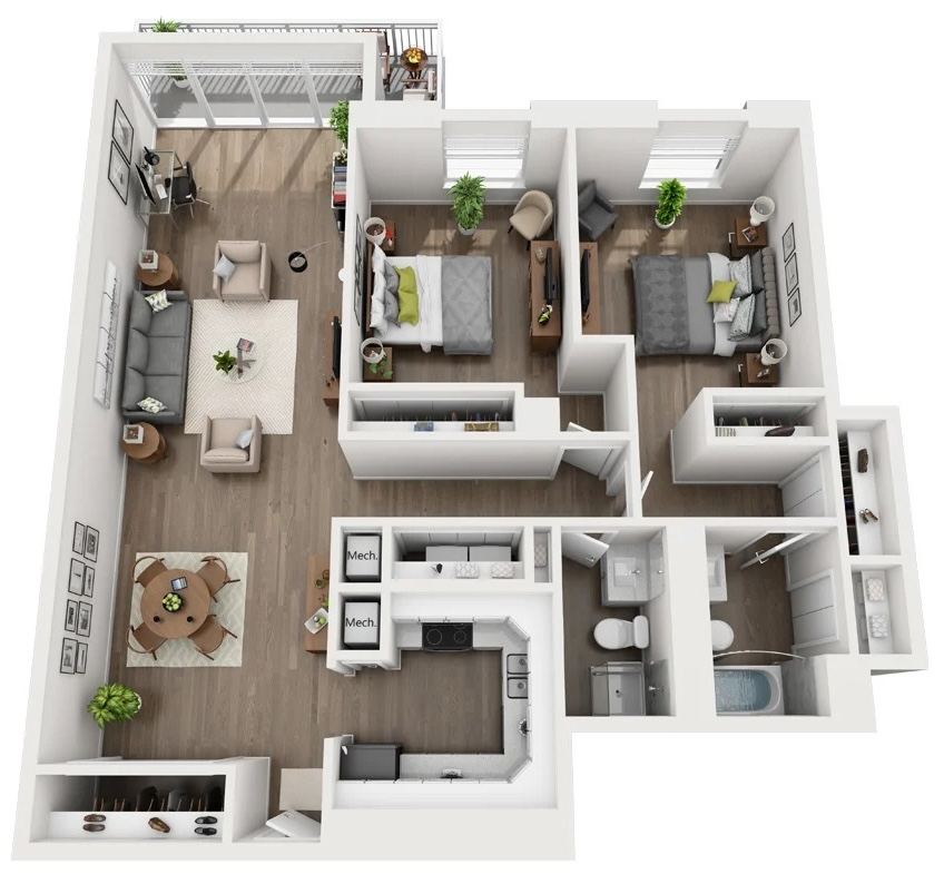 K Floor Plan floor plan
