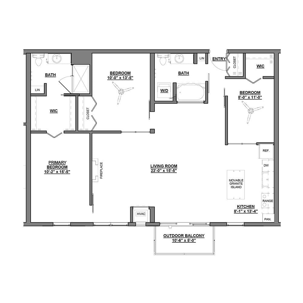 D2 floor plan