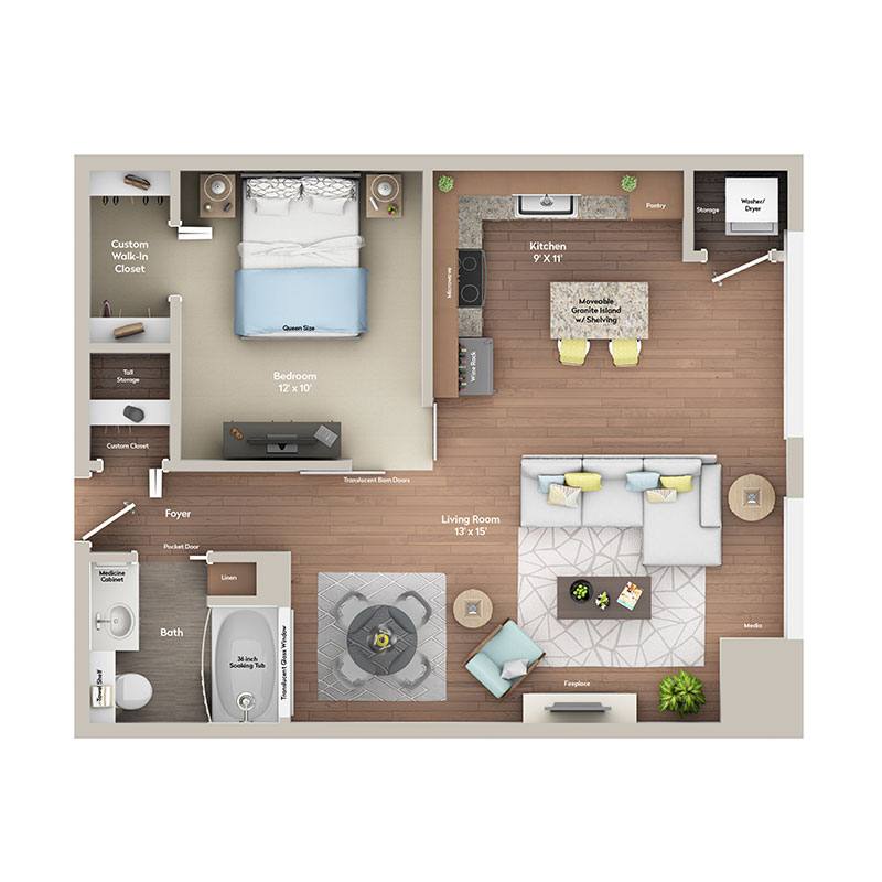 A3 floor plan