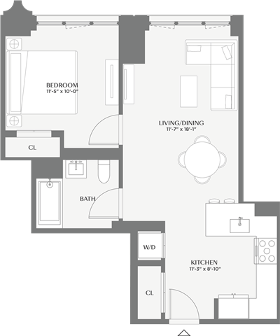 A1B floor plan