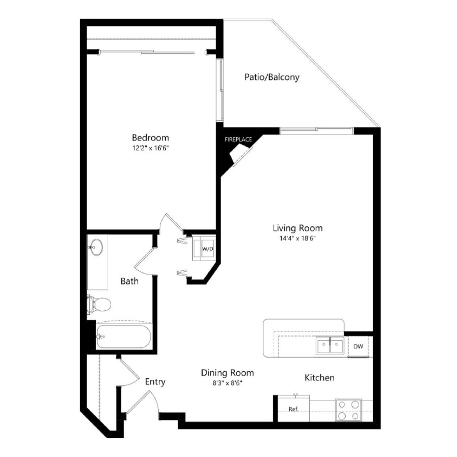 A2 floor plan