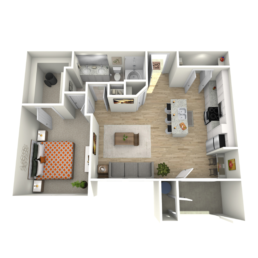 A2 floor plan